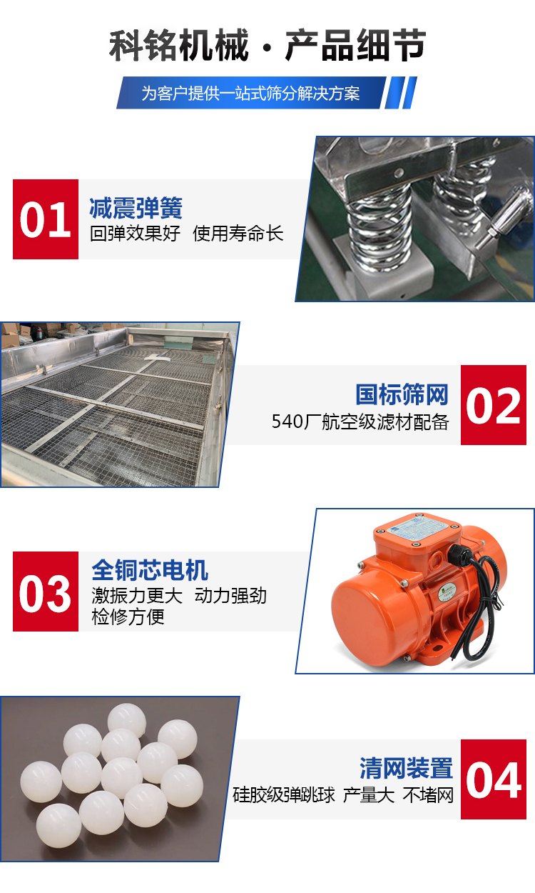 产品细节直线筛